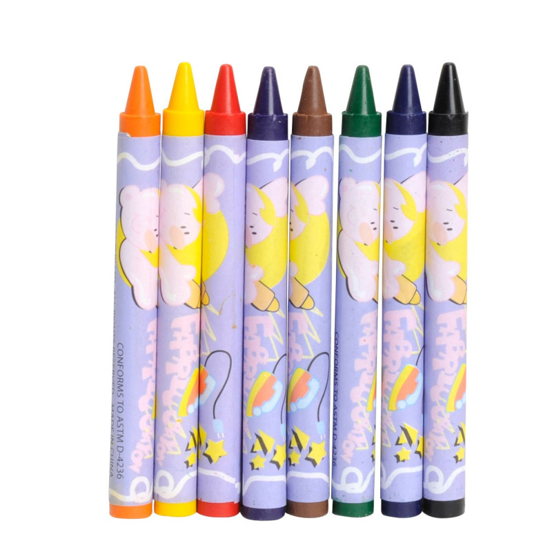 GOKI 8 Crayons de couleur pour textiles 1