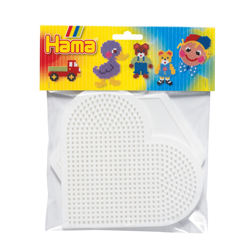 Hama Ironing beads signs-heart and Hexagon Large