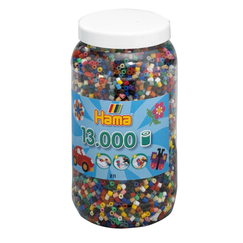 Hama Ironing beads in Pot-Mix (067), 13,000th.