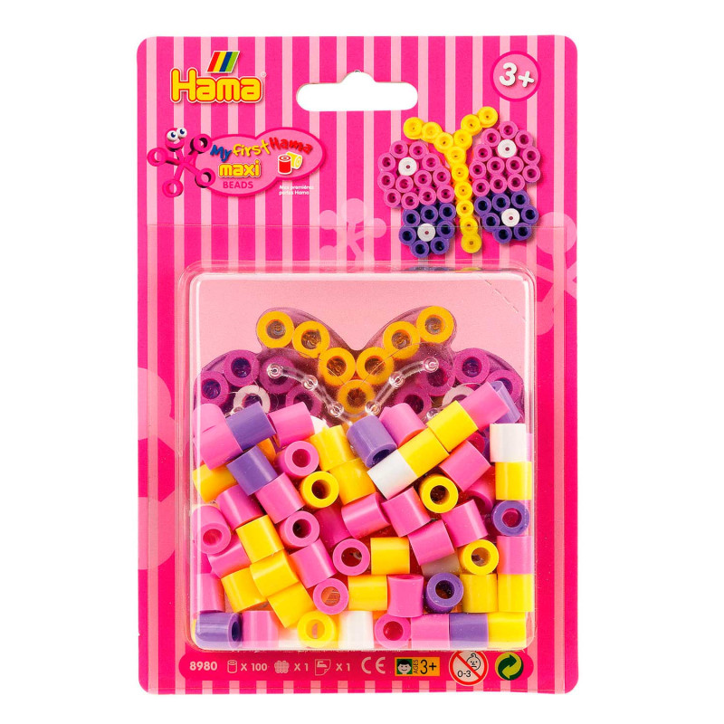 Hama Ironing Beads Set Maxi - Butterfly, 100pcs.