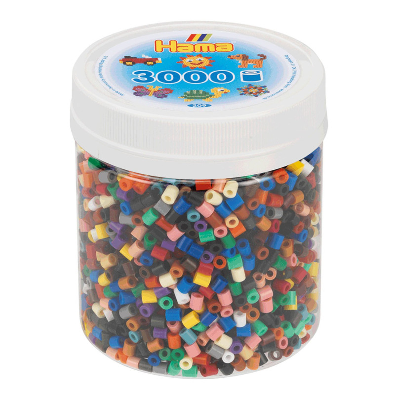 Hama Ironing Beads in Pot - Color Mix (67), 3000pcs.