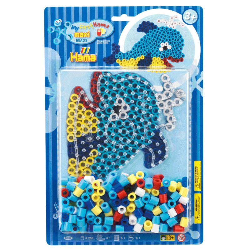 Hama Iron-on bead set Maxi Dolphin, 250 pcs.