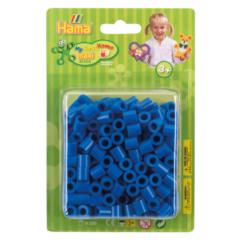 Hama Ironing Beads Maxi - Blue, 250 pcs.