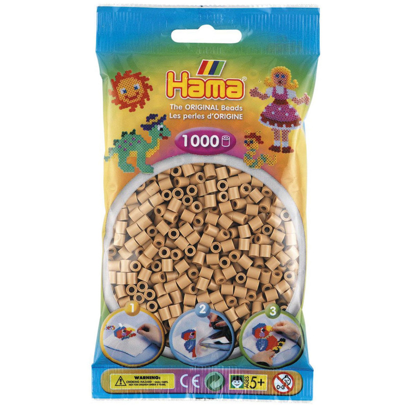 Hama Ironing Beads - Tan (207-75), 1000pcs.