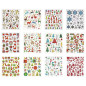 CREATIV COMPANY Sticker package Christmas, 12 sheets