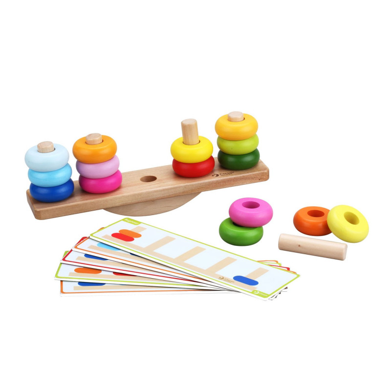 Classic World Wooden Balance Stacking Game, 26dlg.