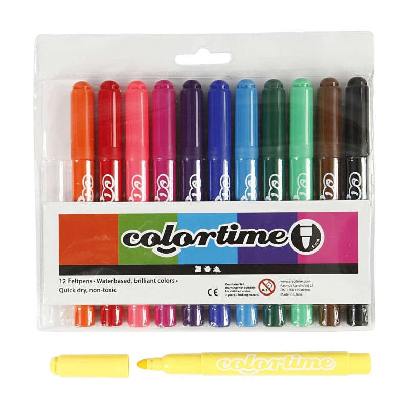 COLORTIME Thick pins, 12pcs.