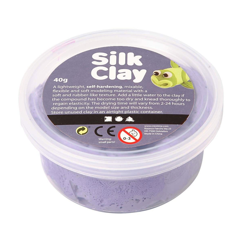 SILK CLAY Modeling clay - Purple, 40gr.