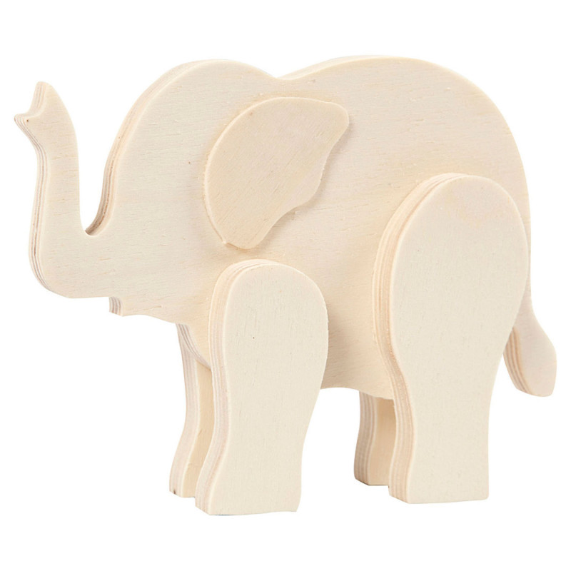 CREATIV COMPANY Wooden Figure Animal - Elephant