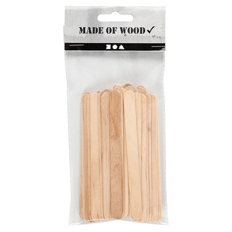 CREATIV COMPANY Wooden Craft Sticks, 30pcs.