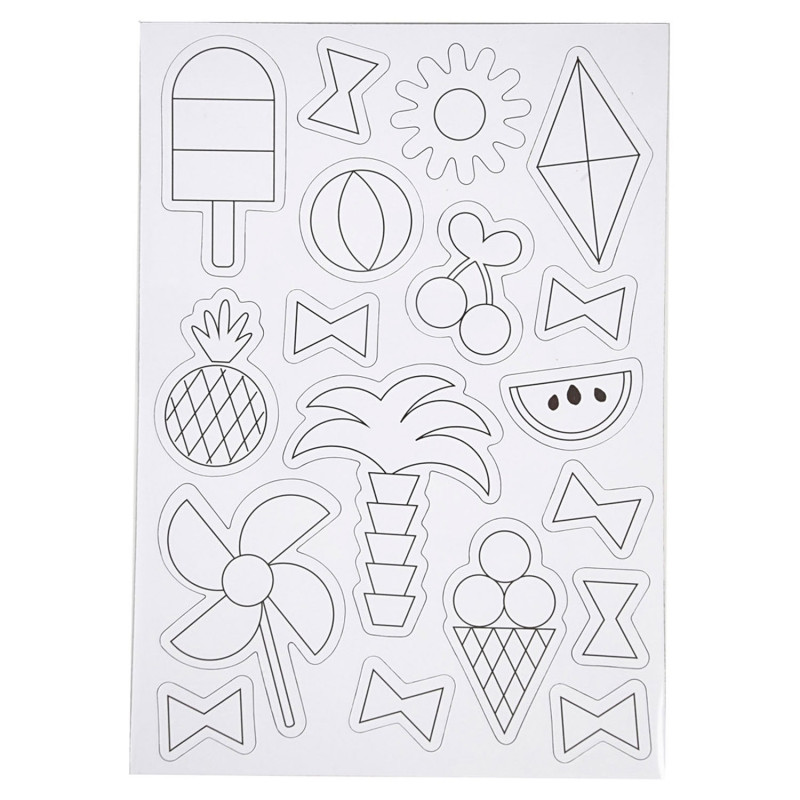 CREATIV COMPANY Color your own Magnets - Summer