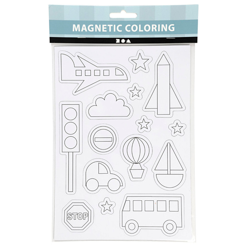 CREATIV COMPANY Color your own Magnets - Transport