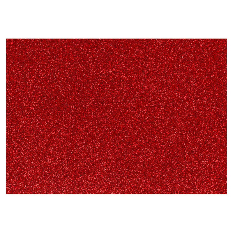 CREATIV COMPANY Iron-on Foil Glitter Red, A5