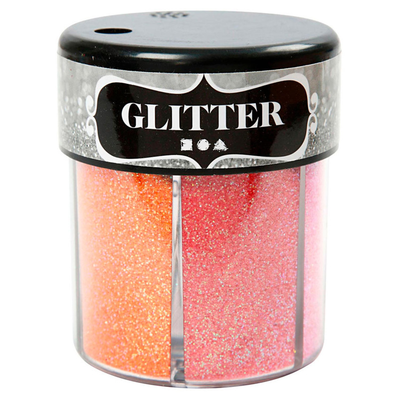 CREATIV COMPANY Glitters Colors, 6x13gr.