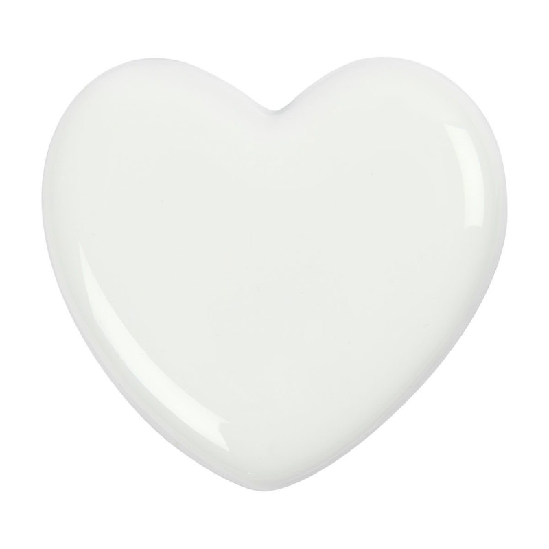 CREATIV COMPANY Glass Heart - White, 1st.
