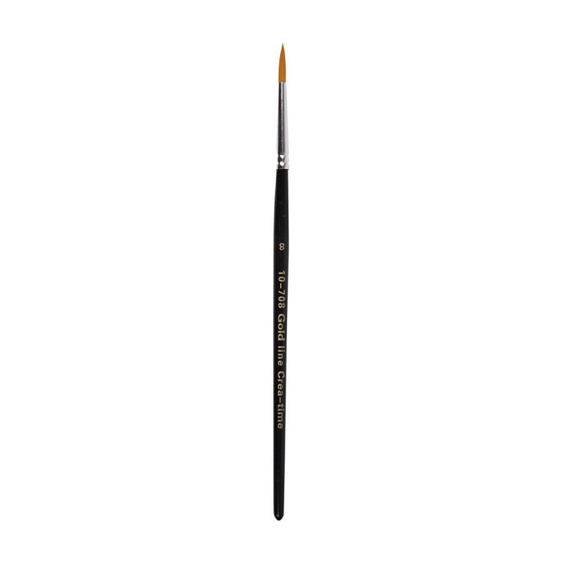 GOLD LINE Round brushes - Nr. 8, 12st.