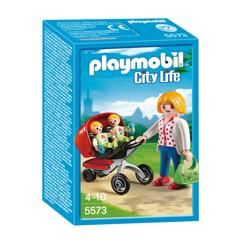 Playmobil City Life 5573 Maman avec jumeaux