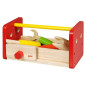 GOKI Wooden Work Bench and tool box 2 in 1