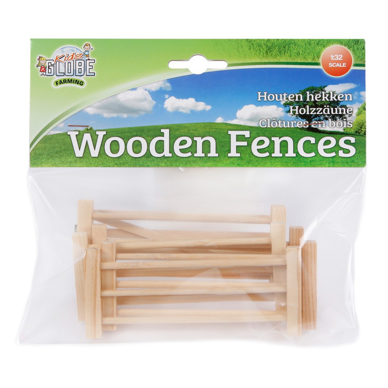 Kids Globe Wooden Fences 1:32, 6pcs.