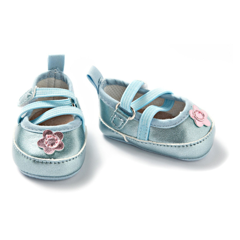HELESS Dolls Ballet flats with Flexible Laces-blue, 38-45 cm