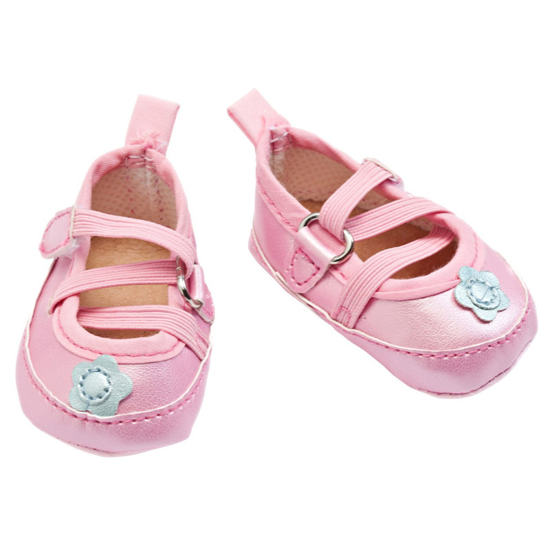 HELESS Dolls Ballet flats with Flexible Laces-pink, 38-45 cm