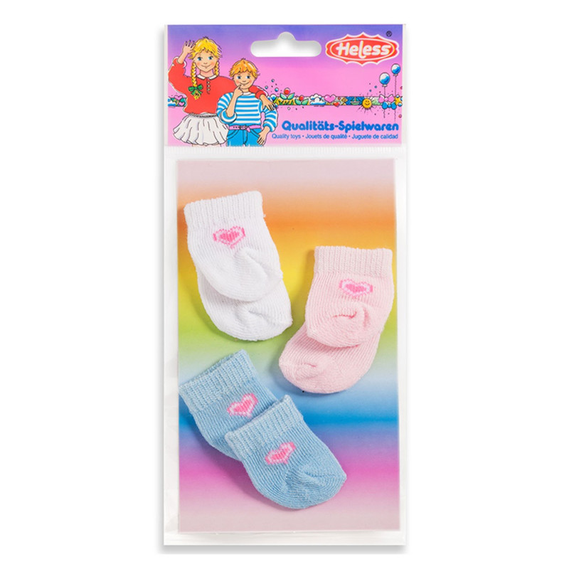 HELESS Doll socks-3 pair, 28-35 cm