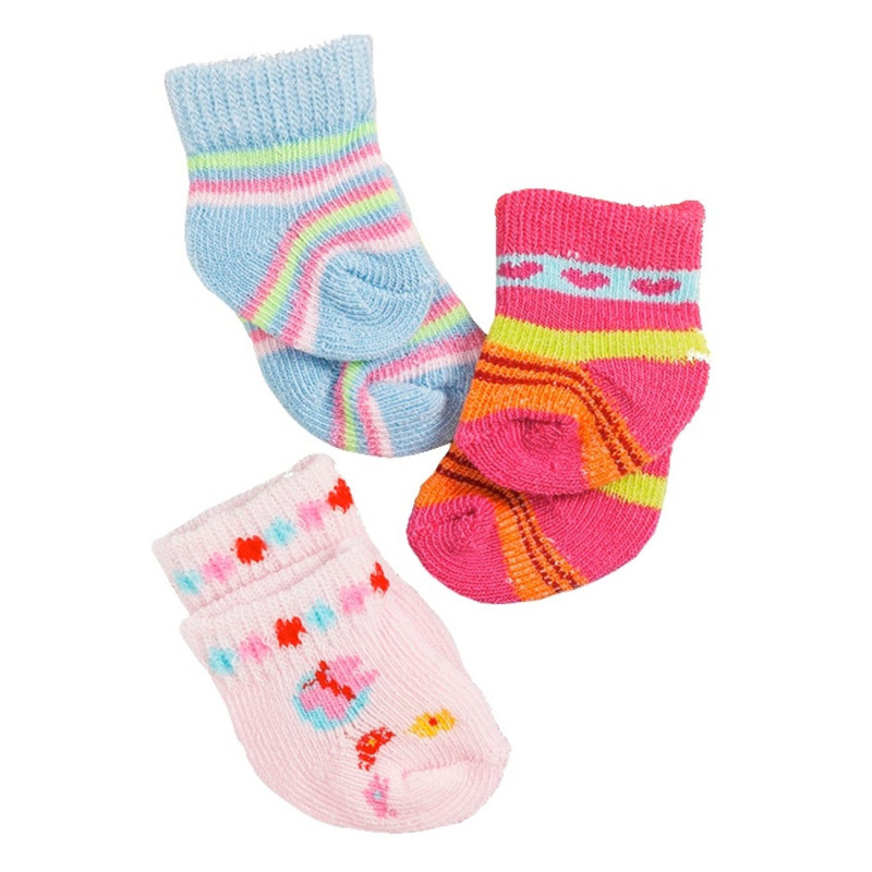 HELESS Doll socks-3 pair of Colored, 28-35 cm