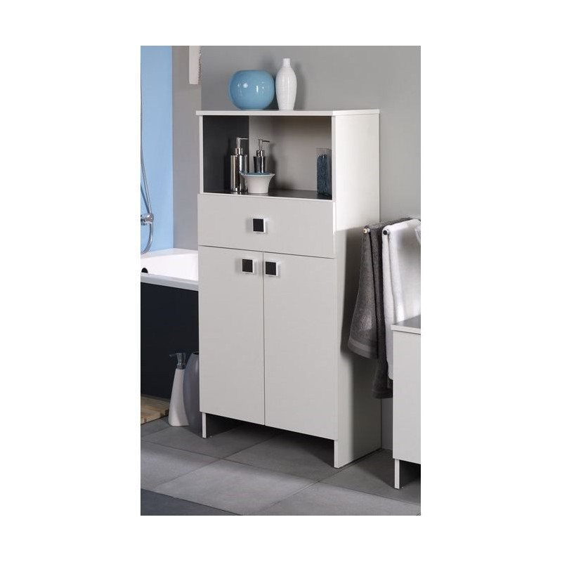 HORIZON Meuble de salle de bain L 59 cm - Blanc