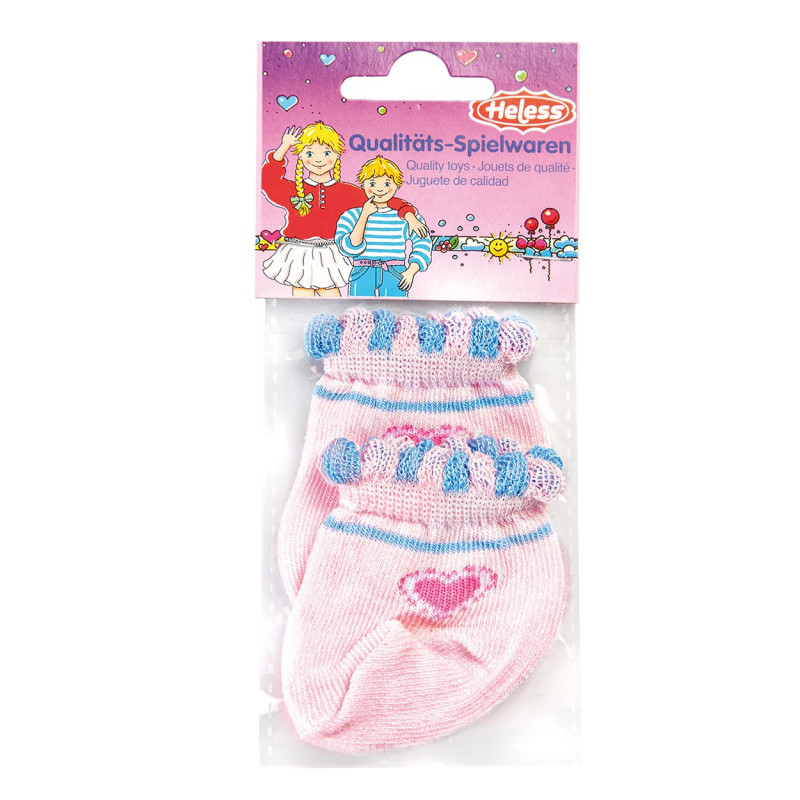 HELESS Doll socks-pink, 35-46 cm