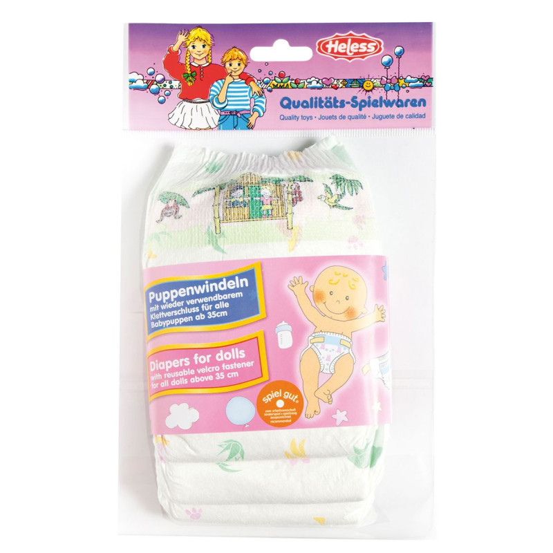 HELESS Doll diapers-3pcs, 35-50 cm