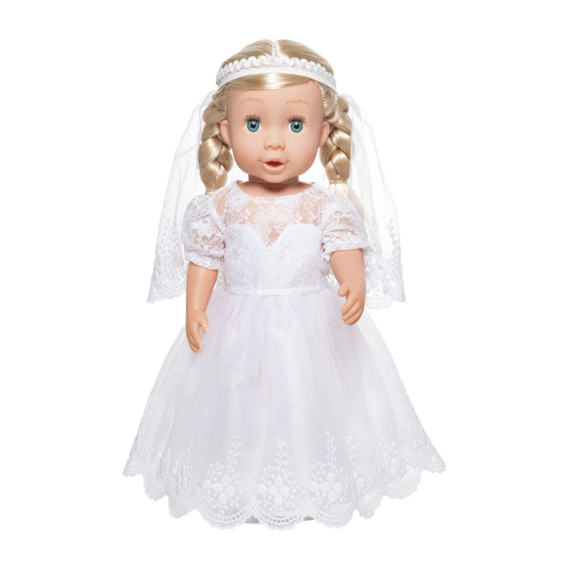 HELESS Dolls Wedding Dress with Veil, 35-45 cm