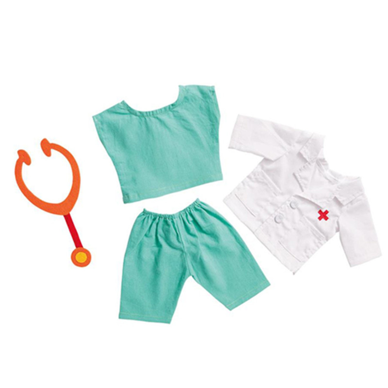 HELESS Doll doctor's outfit with stethoscope, 38-45 cm