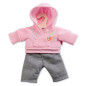 HELESS Doll Jogging Outfit-pink, 35-45 cm