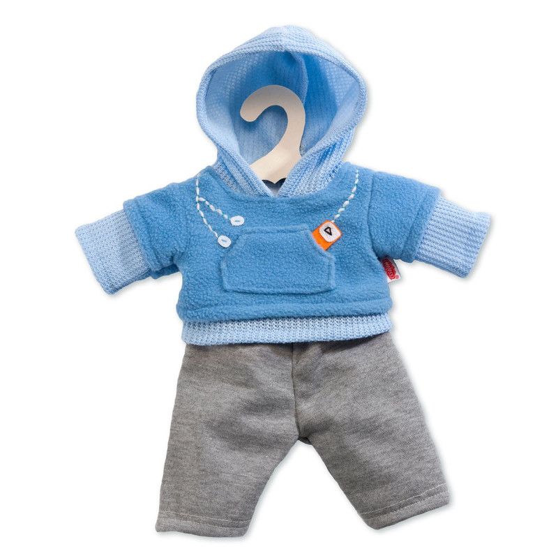 HELESS Doll Jogging Outfit-blue, 28-33 cm
