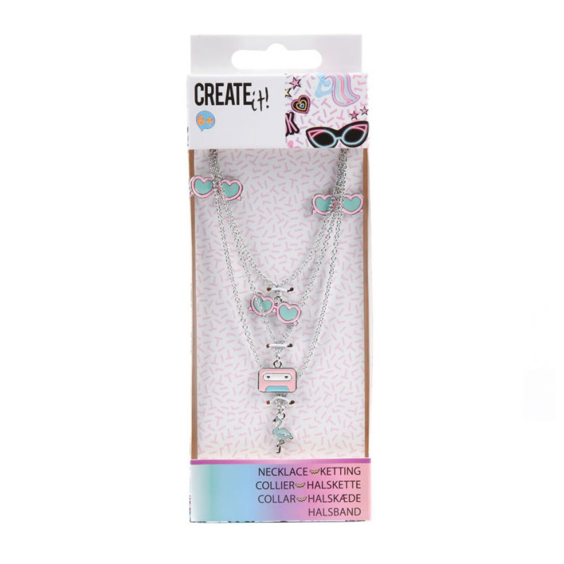 Create It! Necklace 3-Layer Charms
