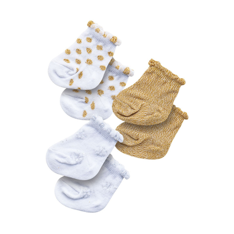 HELESS Glitter doll socks - 3 pairs, 28-35 cm