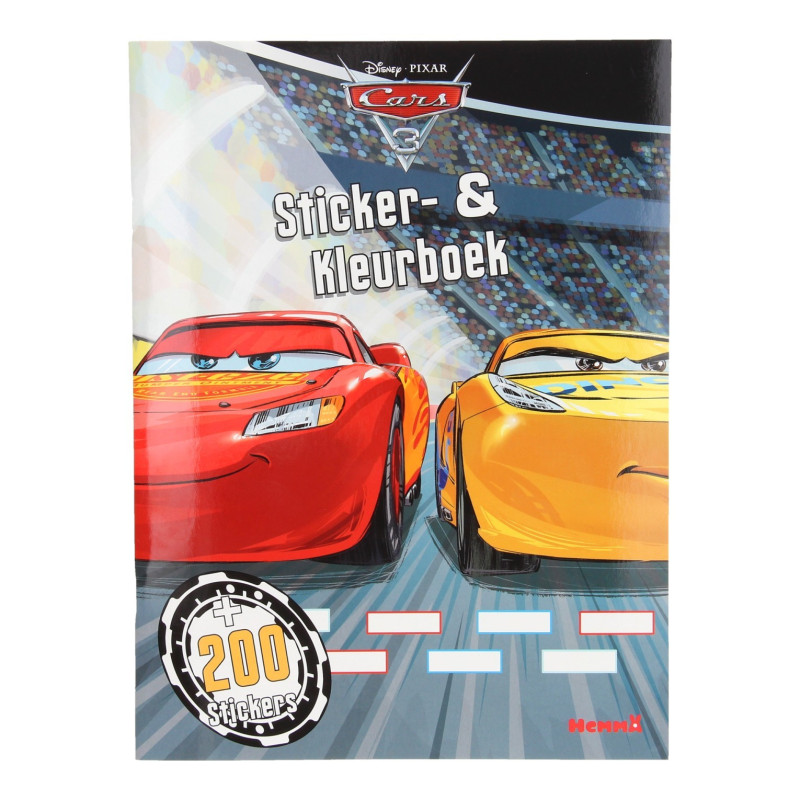 DISNEY Cars 3 Sticker et livre de coloriage