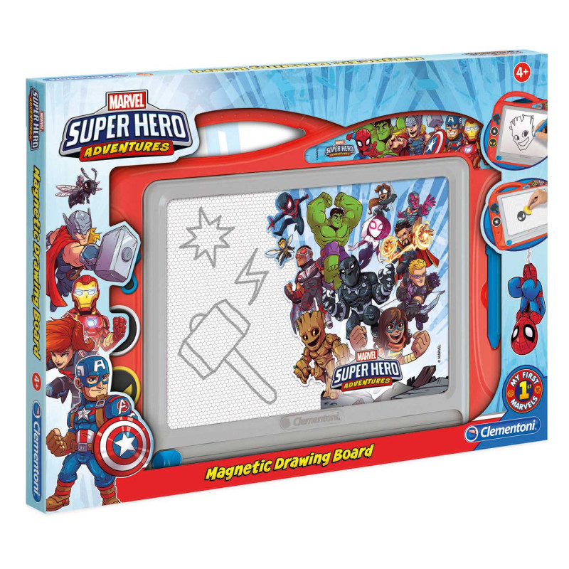 Clementoni Magnetic Drawing Board Marvel Superheroes