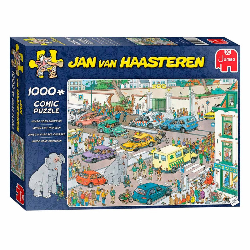 Jan van Haasteren Puzzle - Jumbo goes Shopping, 1000st.