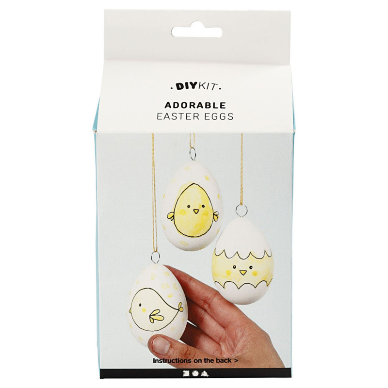 CREATIV COMPANY Watercolor set of Easter eggs