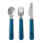 Mepal Mio Children& 39 s cutlery set - Deep Blue, 3dlg.
