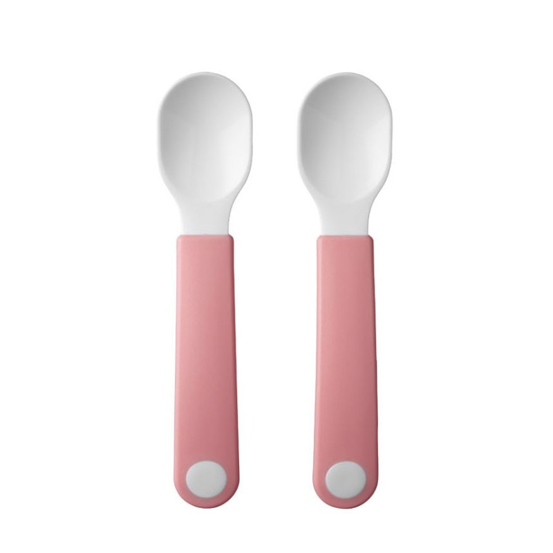 Mepal Mio Set Practice Spoons - Deep Pink, 2st.