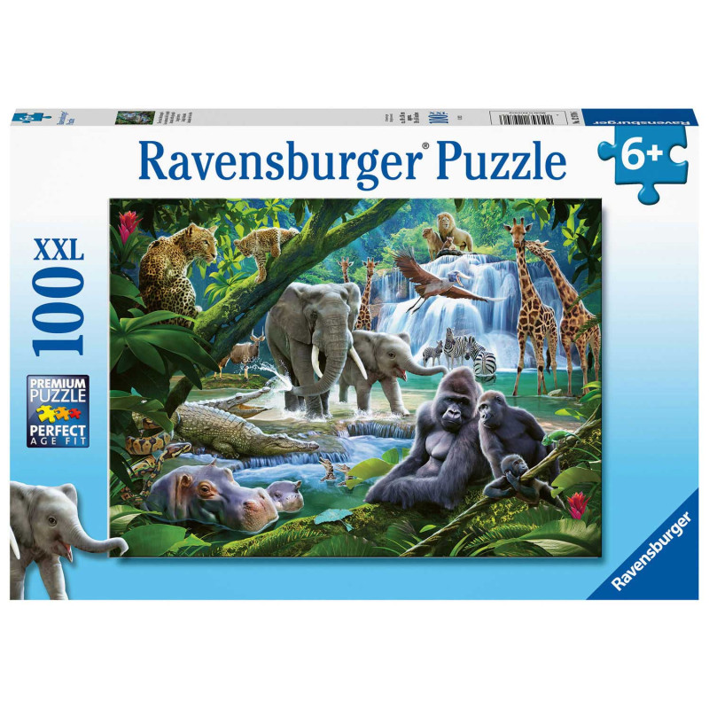 RAVENSBURGER Jungle Animals, 100pcs. XXL