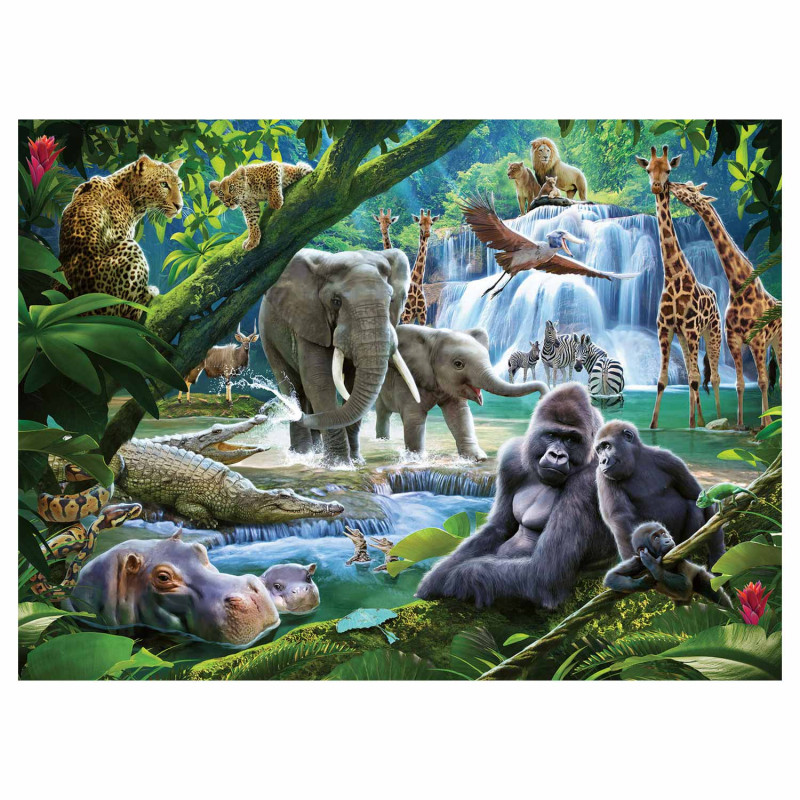 RAVENSBURGER Jungle Animals, 100pcs. XXL