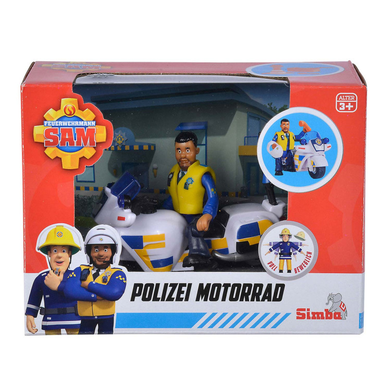 SIMBA Fireman Sam Police Motorcycle