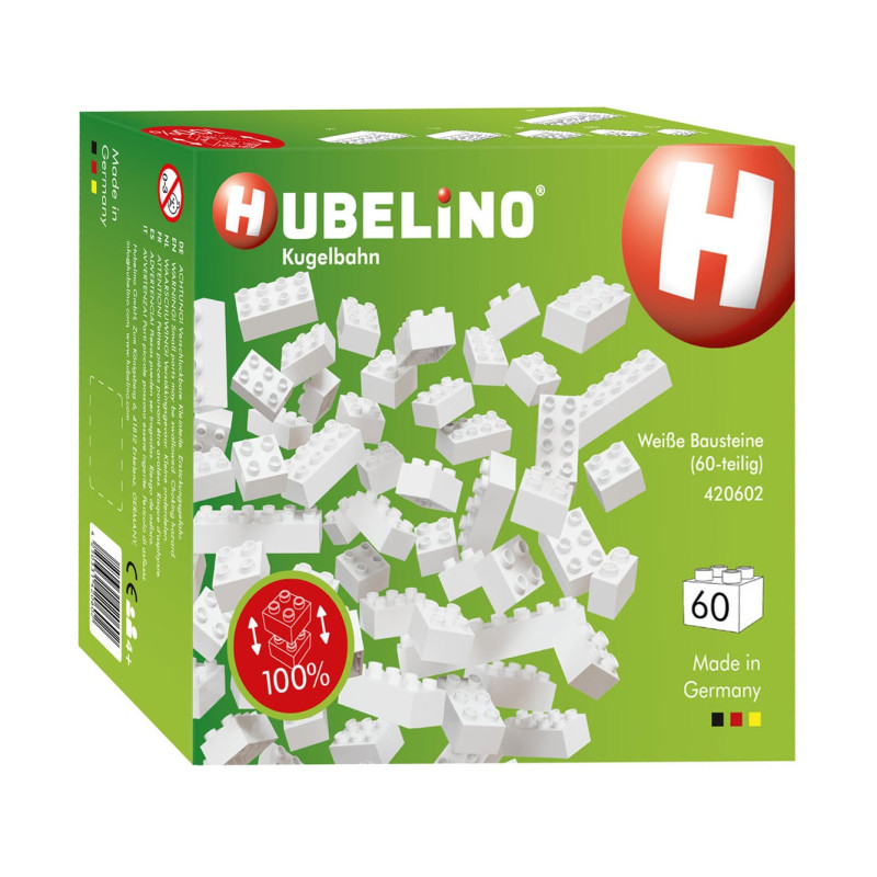 Hubelino complément briques blanches 60 pièces