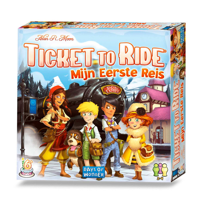 ASMODEE Ticket to Ride My First Travel Board Game