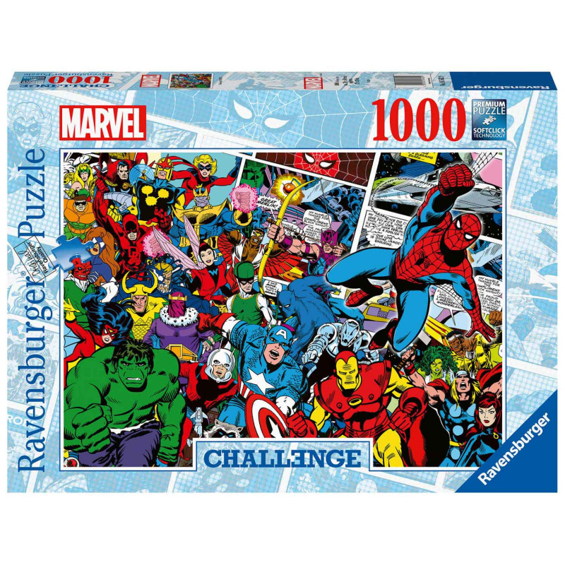 RAVENSBURGER Challenge Puzzle Marvel Superheroes, 1000st.