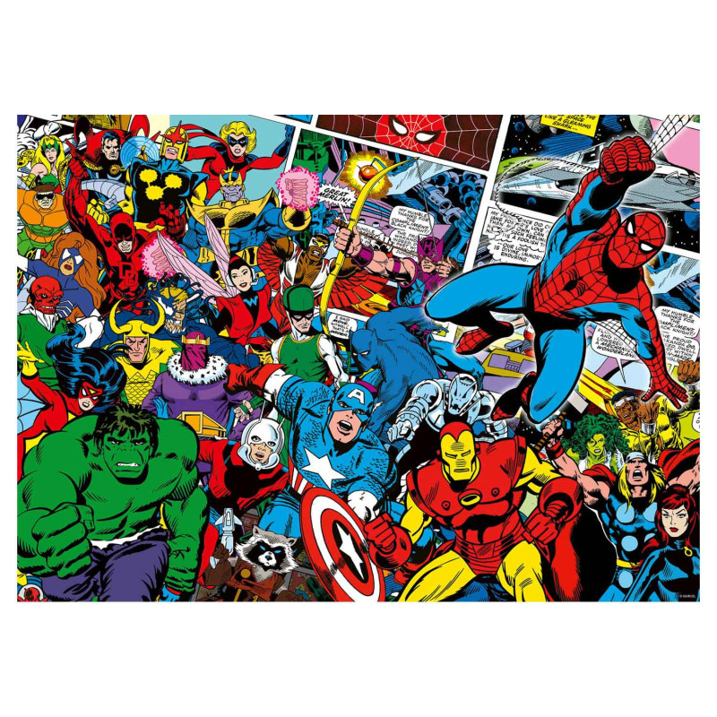 RAVENSBURGER Challenge Puzzle Marvel Superheroes, 1000st.