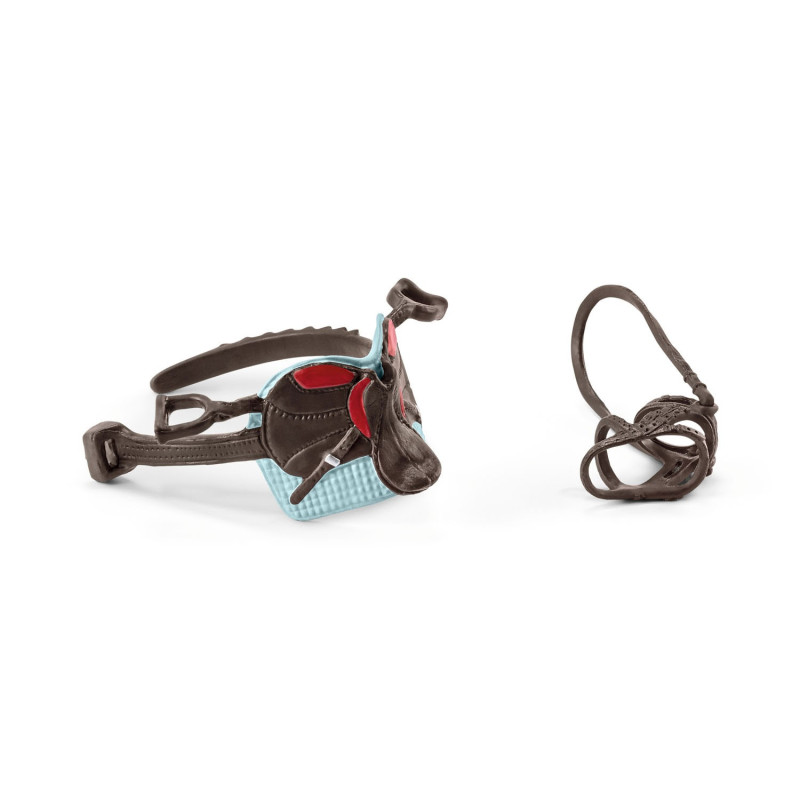 Schleich Horse Club Saddle and Halter Hannah and Cayenne